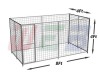 8' x 4' x 4' welded wire dog kennel