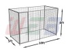 10' x 5' x 6' welded wire dog kennels