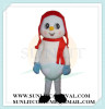 snow man mascot costume for holiday