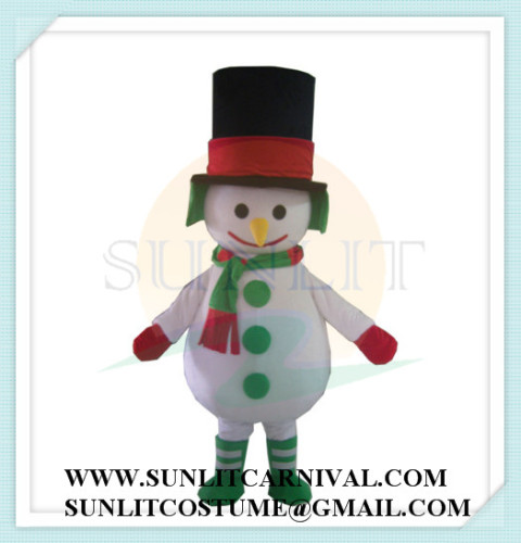 NEW handmade snow man mascot costume