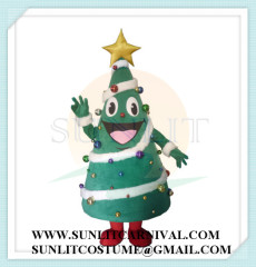 christmas tree mascot costume