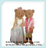 wedding teddy bear mascot costume