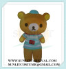 rilakkuma bear with camera mascot costume