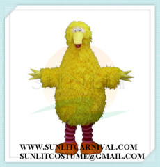 big yellow bird mascot costume