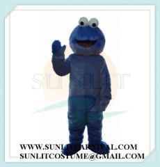 blue cookie monster mascot costume sesame street