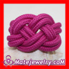 China Handmade Chunky Weave Fluorescent Cotton Rope Bracelets Cheap