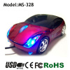 China 2015 magic LED light computer accessories car shape 3D mouse