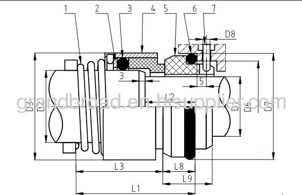 Equivalence to Burgmann Type H12N Single Mechanical Seals