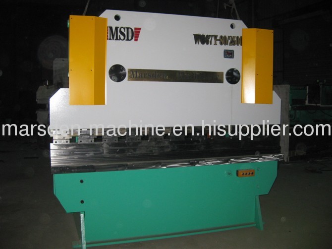 WC67Y-80T 2500 CNC hydraulic press brake