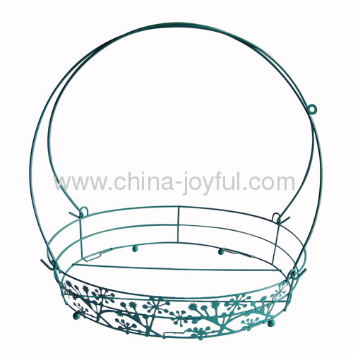 Metal Wire Basket in Oval Shape