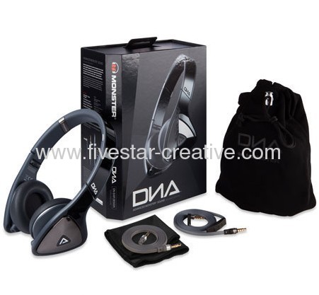Monster DNA Pure On-Ear Headphones Black