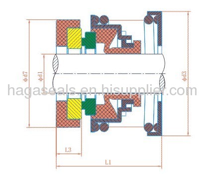 HG70single spring mechanicalPump Seal