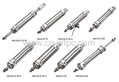 stainless steel SMC mini cylinder MApneumatic cylinderISO15552 Air cylinder MA 