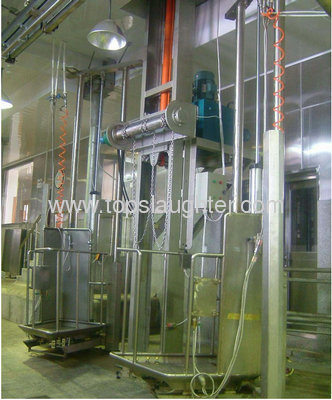 Cattle slaughtering machine cattle peeling machine