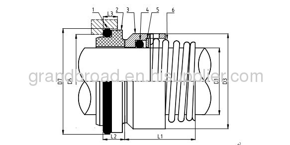 Equivalance to AES Type T03 Tapered Spring Mechanical Seals