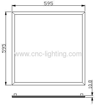 100-240V 34W 2x2ft 600x600mm led panel light(0-10V dimmable)