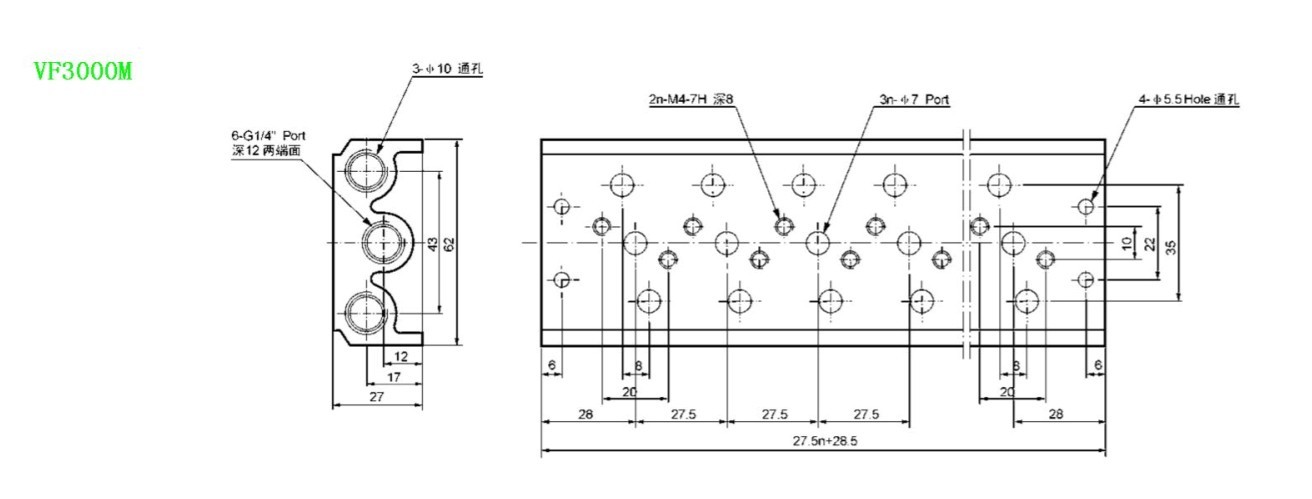  VF Series Solenoid Valve Accessories 