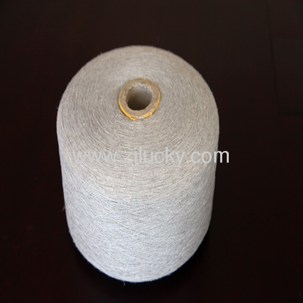 Recycled weaving Yarn grey color