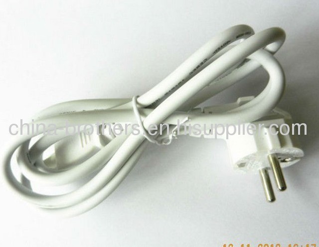 Black Europe power cord electrical plug 13A fused plug