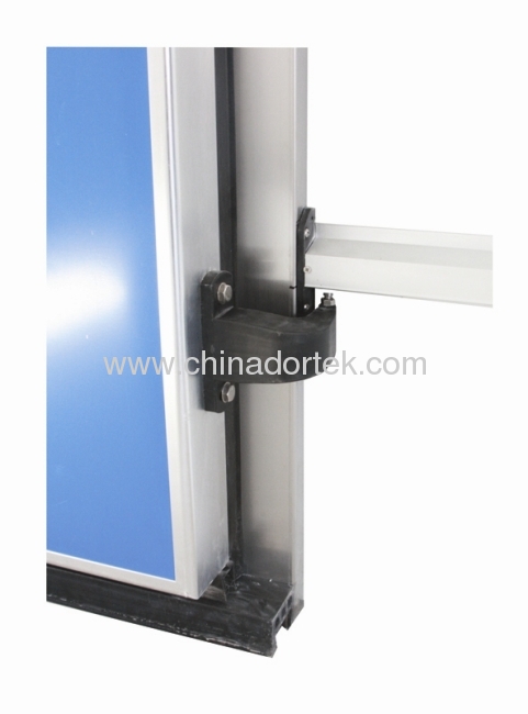 middle type sliding freezer doors with coated steel door panels