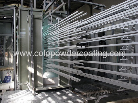 Aluminium powder coating plant High-efficiency powder recycleLow energy consumption Convenient color change 
