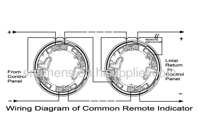 Addressable Intelligent Led Remote Indicator Output Smoke And Heat