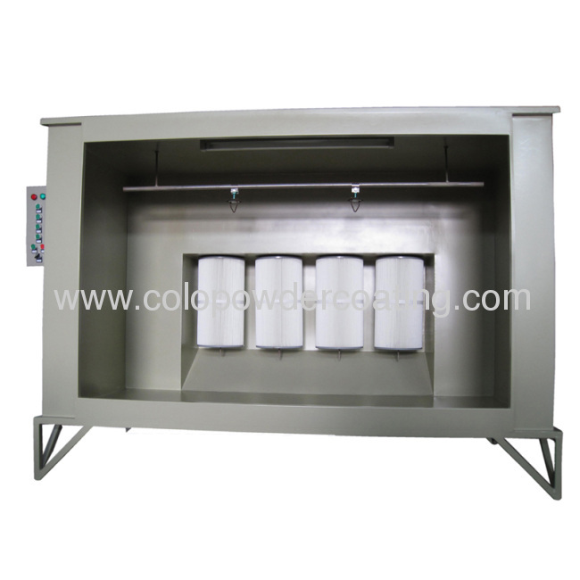 electrostatic powder coating booth