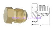 Brass pipe fitting, Flare Plugs