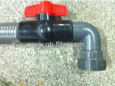 PP Electroplating filter outlet pipe