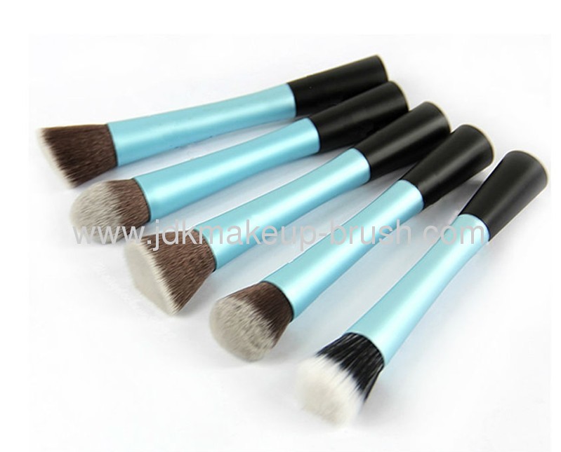 Charming Long Aluminum Synthetic Hair Makeup Brush set