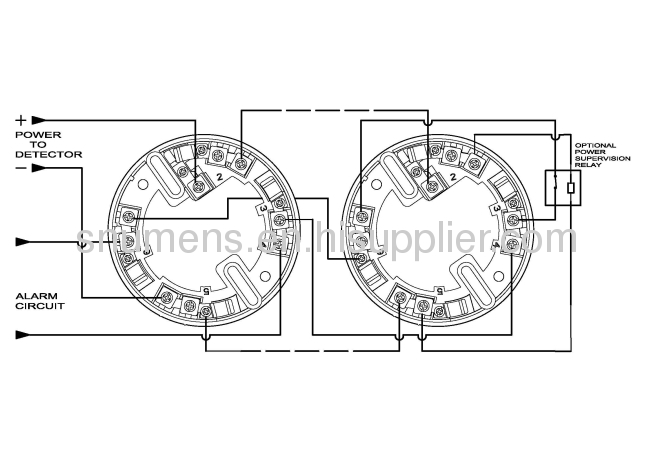 4 wire conventional relay output smoke and heat combined detector