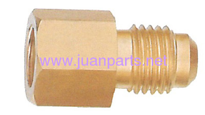 Brass pipe fitting, Connectors, Half Union - Flare to NPTFI,