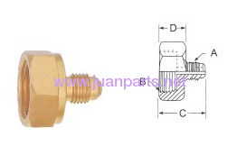 Brass pipe fitting, Refrigerant Drum Adapters