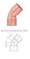 C X C 45 degree Elbow copper pipe fitting Copper elbow