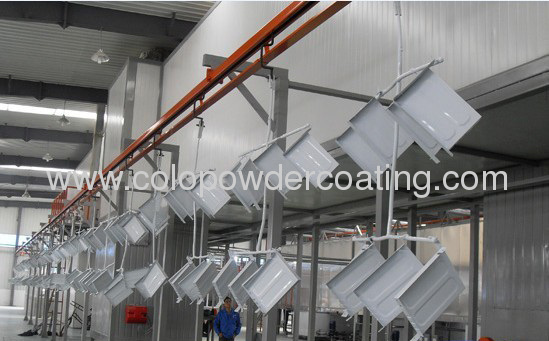 dry powder coating production line 