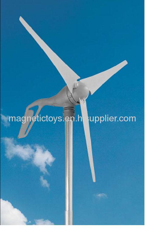 Wind turbine generator arc NdFeB magnets