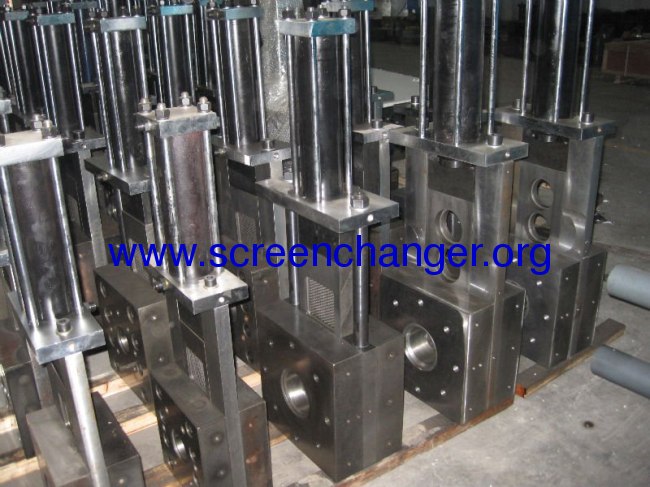 single plate hydraulic screen changer