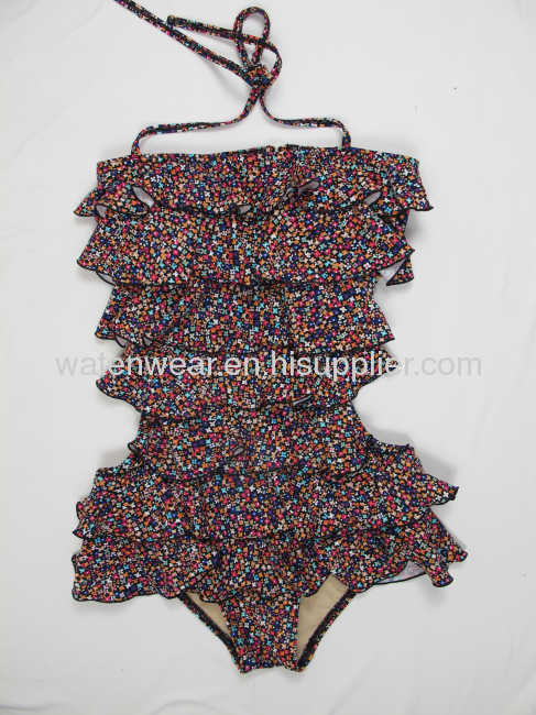 one piece sexyfrill swimsuit