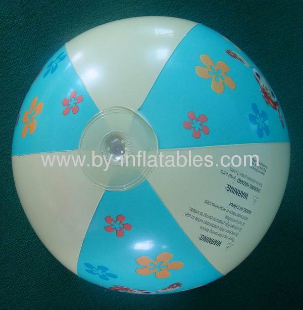 PVC inflatable ball for beach playing