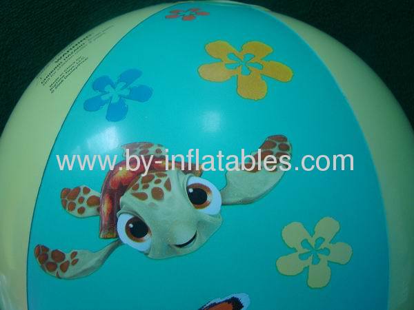 PVC inflatable ball for beach playing