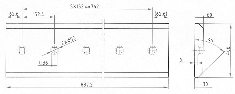 195-71-61550 B60 Cutting Edge