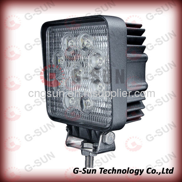 2013 Guangdongportable 27w vechile led work lamp