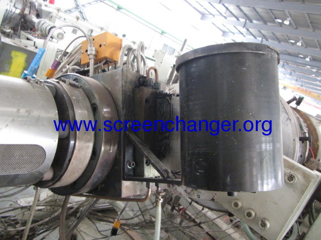 Automatic mesh belt screen changer-melt filter