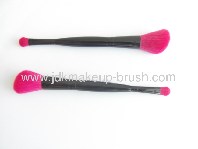 Double ended Angled shape Blush Brush and Eyeshadow Brush