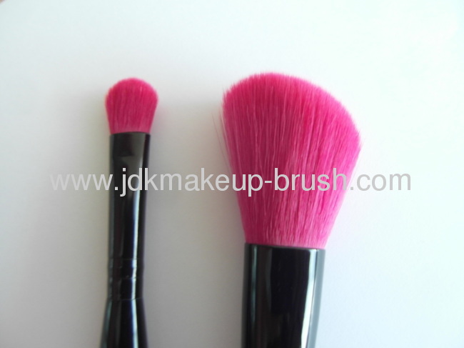 Double ended Angled shape Blush Brush and Eyeshadow Brush