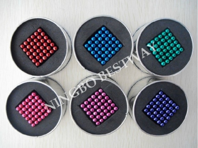 D5mm 216pcs/set Colorful Buckyballs