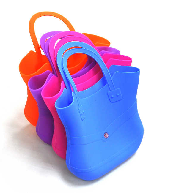 ECO-Friendly Silicone Shopping Bags in Fashion shape