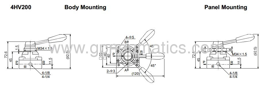 4HV Hand Rotary Valve