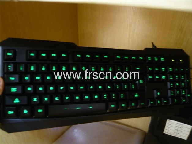 LED light wired computer keyboard