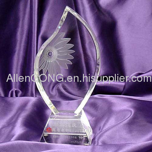 2012 Clear Custom Exquisite Acrylic Trophy